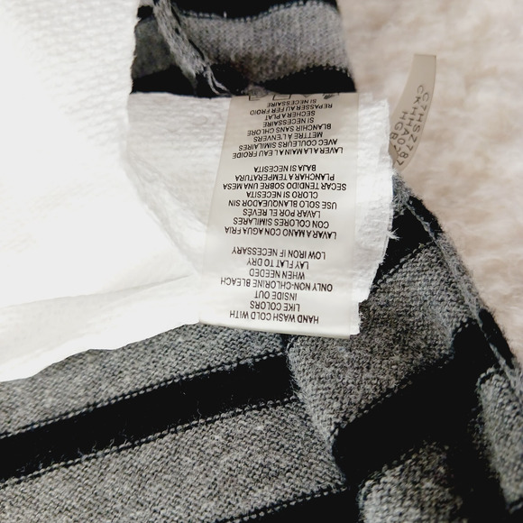 Sweater Women Size M Chiffon Hem Metallic Whimsycore Officecore Calvin Klein - Picture 15 of 16